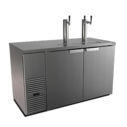[OD052] Kegerator Dispro Inox 2 puertas, FDD-59-S-N 115V-50/60H