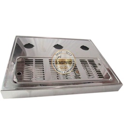 [ME003] Bandeja Inox 500x400x50mm 3 Ag. 50mm