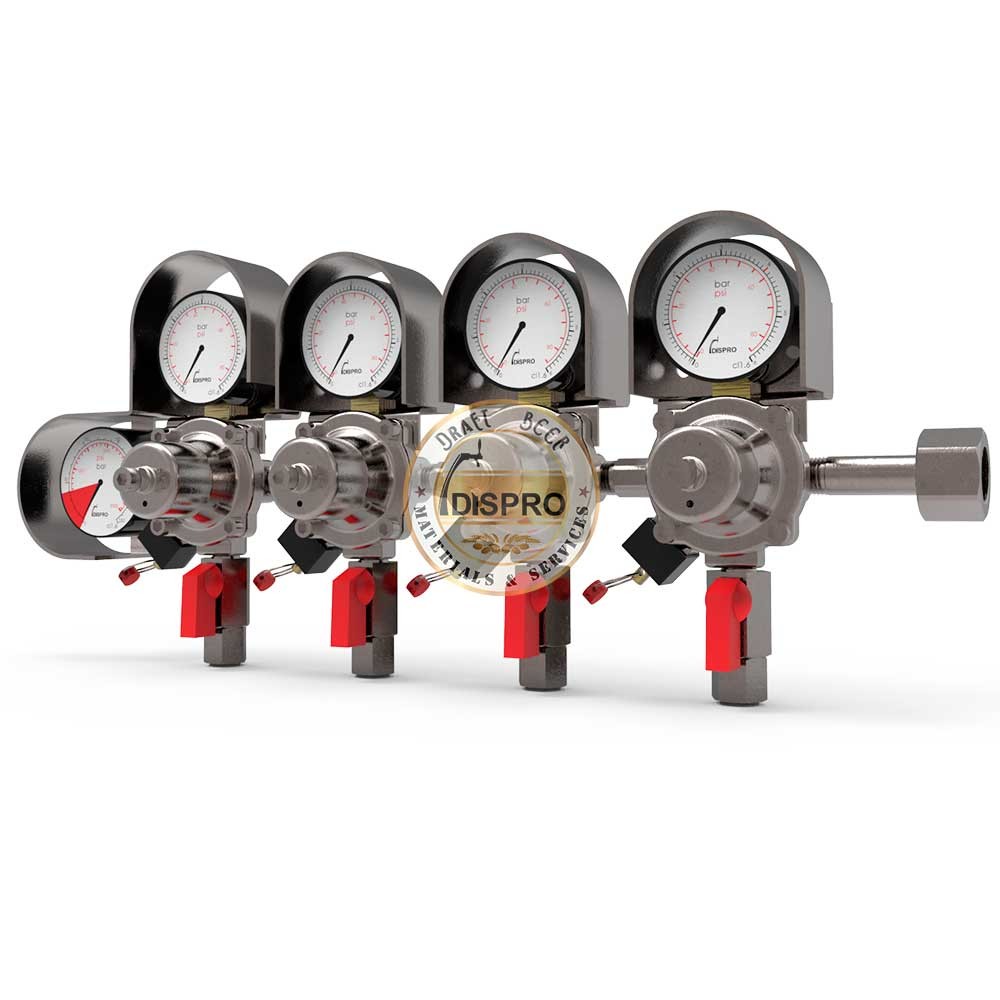 Reguladoe Plus 4 Cuerpos Dispro Rosca DIN 5/8&quot;