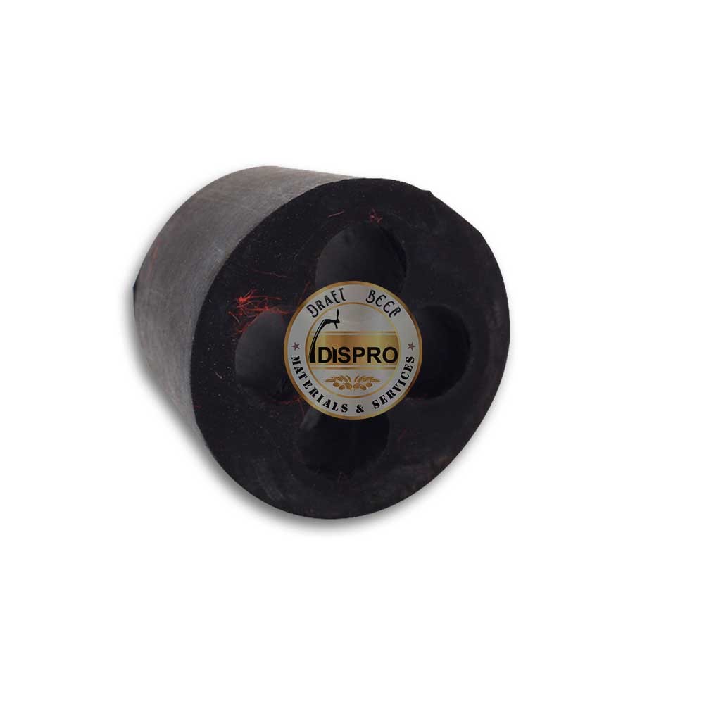 Tapon de Goma 4 agujeros 9mm