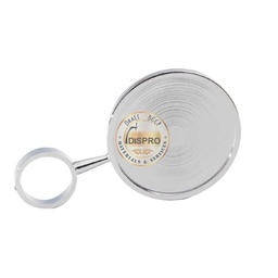 [ME090] Medallon Ciego Aro D 25mm Cromado