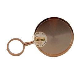 [ME092] Medallon Ciego Aro D 25mm Cobreado