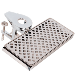 [ME062] SOPORTE 100mm 1" + BANDEJA 150x300cm s/m