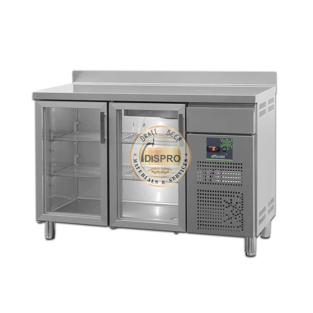Kegerator Dispro Inox 2 puertas CRISTAL, FBR-150 115V-50/60H