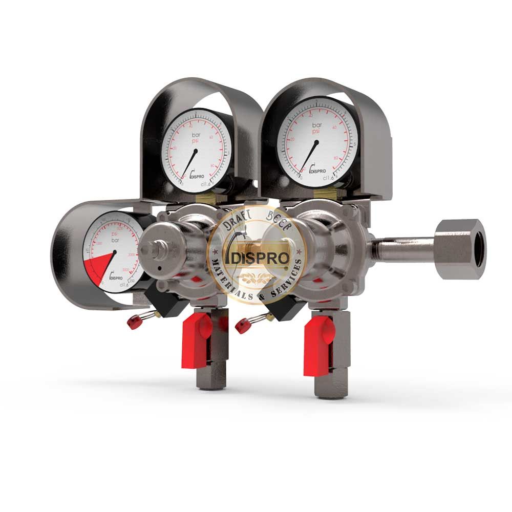 Regulador Plus 2 Cuerpos Dispro Rosca G1/2" JG5/16"