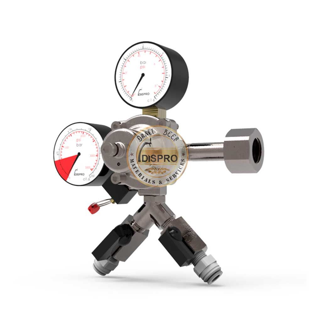 Regulador Eco 1 Cuerpo Dispro Rosca G1/2" 2 Espigas 5/16"