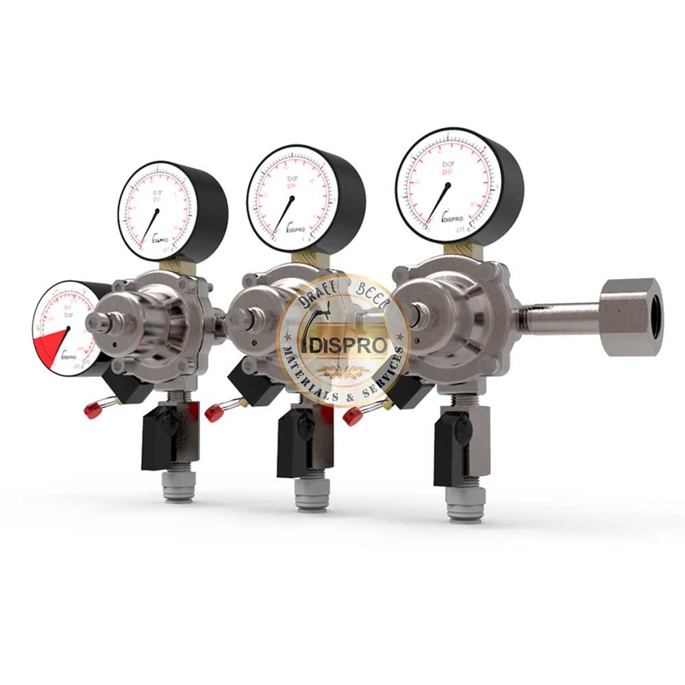 Regulador Eco 3 Cuerpos Dispro G1/2" 5/8"