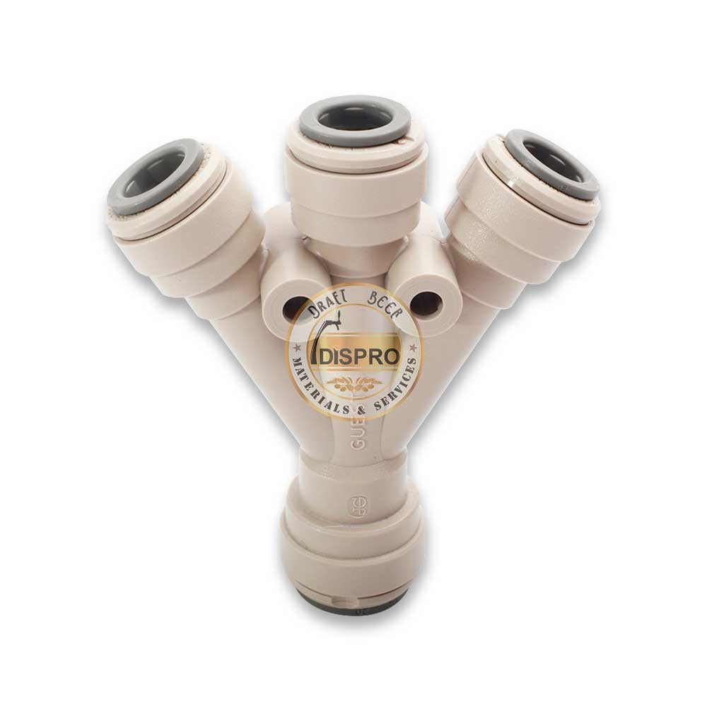 Conexión DMFit Ref. ATHWD 0706 Divisor 3 vías 1/2" x 3/8"