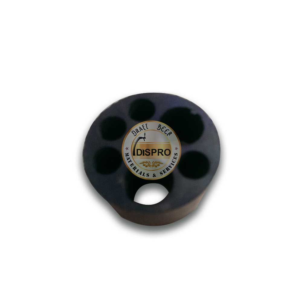 Tapón de Goma 6 agujeros 4x9mm + 2x15mm