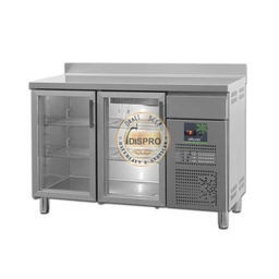 [EN081] Kegerator Dispro Inox 2 puertas CRISTAL, FBR-150 115V-50/60H
