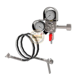 [PM058] Regulador Plus 1 Cuerpo Dispro HK G1/2" 2 Salidas 5/16" con Latiguillo