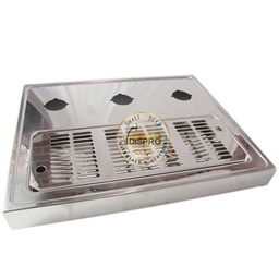 [ME003] Bandeja Inox 500x400x50mm 3 Ag. 50mm