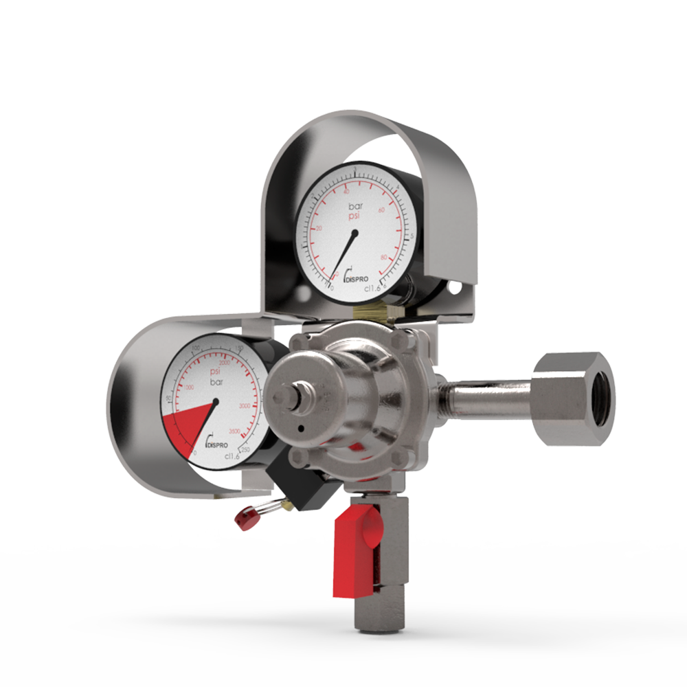 Regulador Plus 1 Cuerpo Dispro Rosca DIN 5/8" JG5/16"