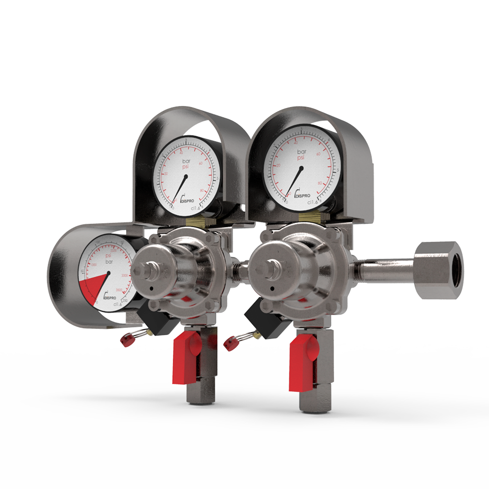 Regulador Plus 2 Cuerpos Dispro Rosca DIN 5/8"