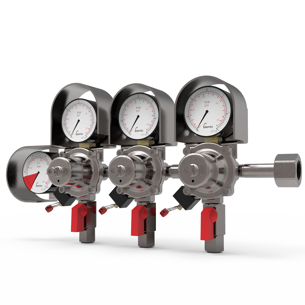 Regulador Plus 3 Cuerpos Dispro Rosca DIN 5/8"