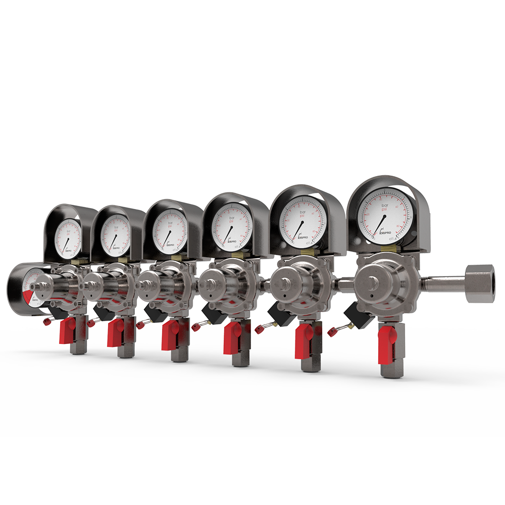 Regulador Plus 6 Cuerpos Dispro G1/2" JG5/16"