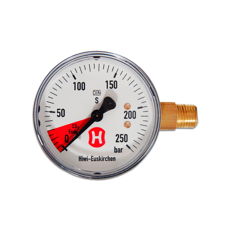 Reloj Dispro Baja Presión Regulador Co2 x 50mm 0-4Bar