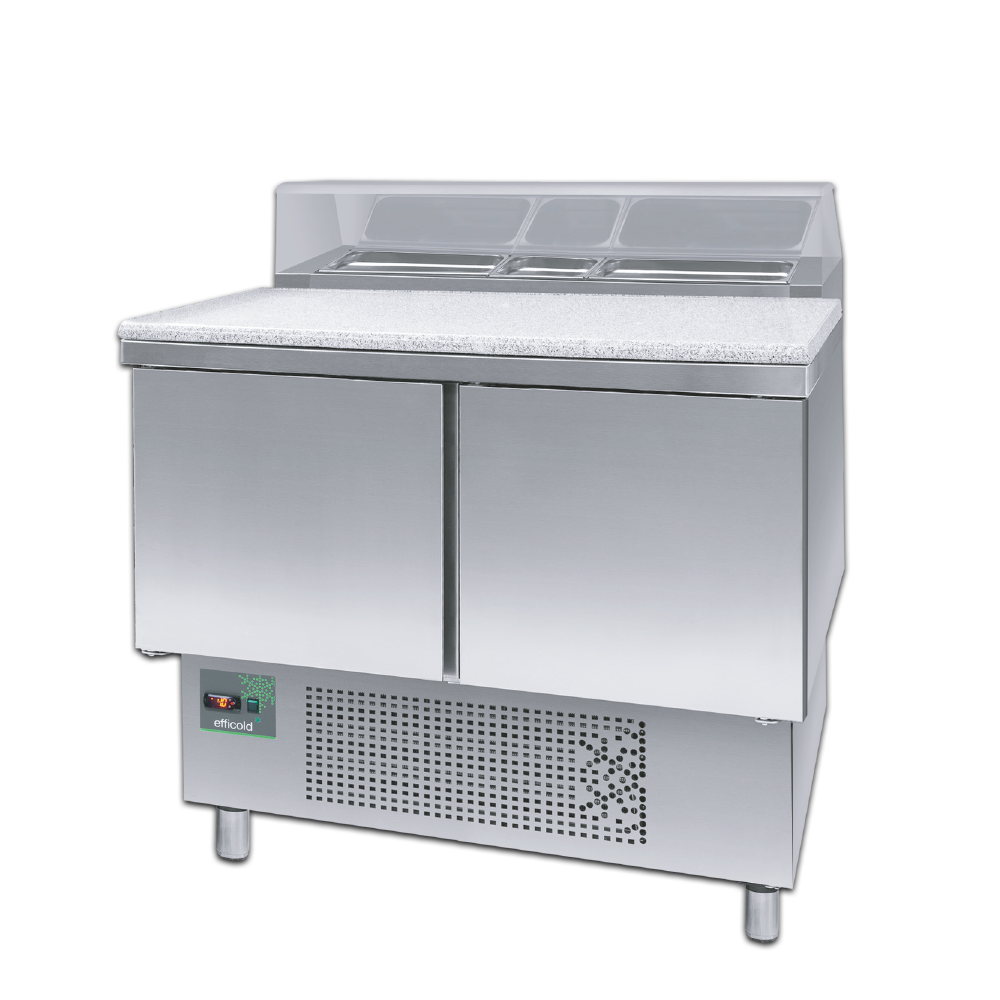 Mesa Ensaladas Granito Tpzg-100 Gr Ri Ca 906x700x1010mm