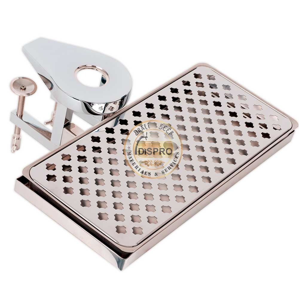 SOPORTE 100mm 1" y 1/2" + BANDEJA 150x300cm s/m