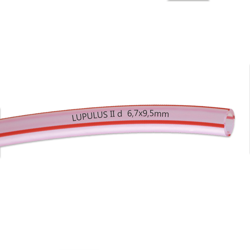 Tubo Lupulus II SK d 6,7x9,5mm 100m Raya ROJA