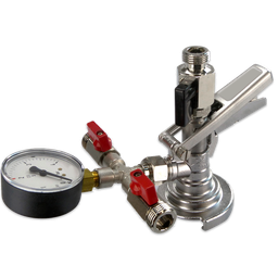 [HE101] Conexión Válvula Llenado Reloj CO2 3x5/8" pinchador llenado