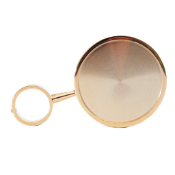 [ME091] Medallon Ciego Aro D 25mm Dorado